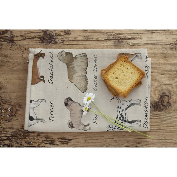 Комплект от 2 салфетки , 47 x 65 cm Dog Types - Little Nice Things-image-1