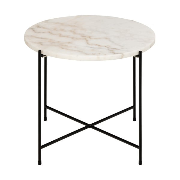 Кръгла странична масичка с мраморна плоча ø 52 cm Avila – Actona-image-4