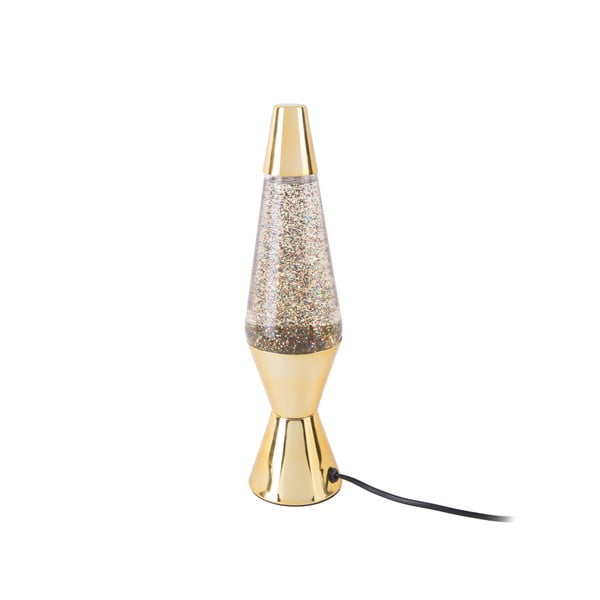 Настолна лампа в златист цвят с брокат, височина 37 cm Glitter - Leitmotiv