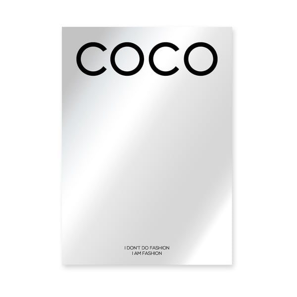 Стенно огледало 50x70 cm Coco Chanel - Little Nice Things