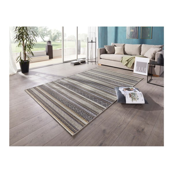 Син килим на открито Bloom Rodez, 80 x 150 cm - Elle Decoration-image-1