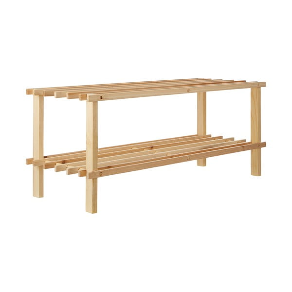 Стойка за обувки от масивна ела в естествен цвят – Premier Housewares-image-2