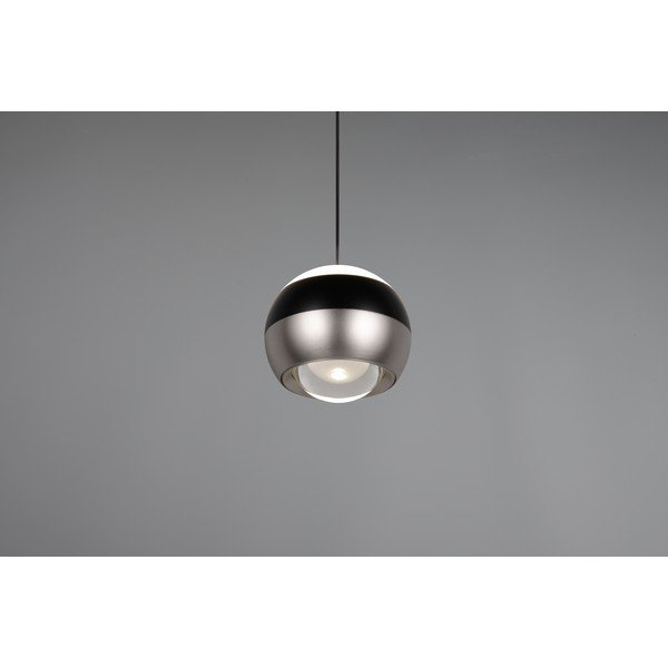 LED висящо осветително тяло в черен и сребрист цвят ø 15,5 cm Orbit – Trio Select-image-3