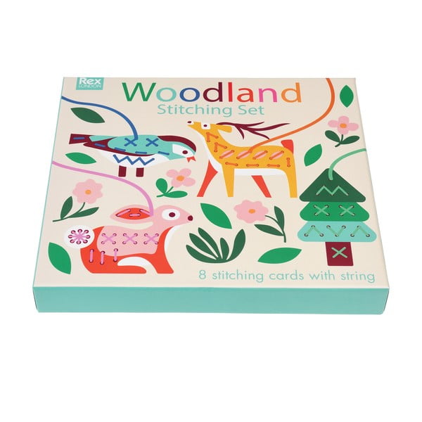 Творчески комплект Stitching set Woodland – Rex London-image-2