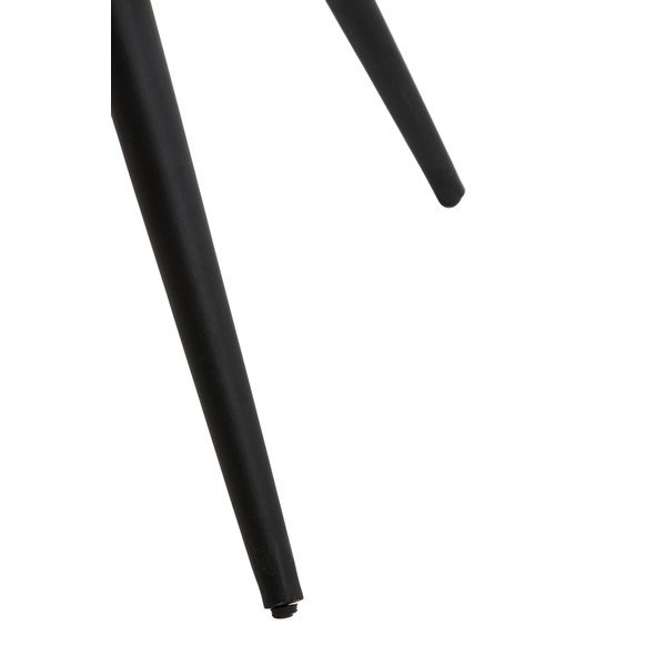 Кръгла маса за хранене в черно и тъмнокафяво с плот от акация ø 120 cm Turi - Light & Living-image-2