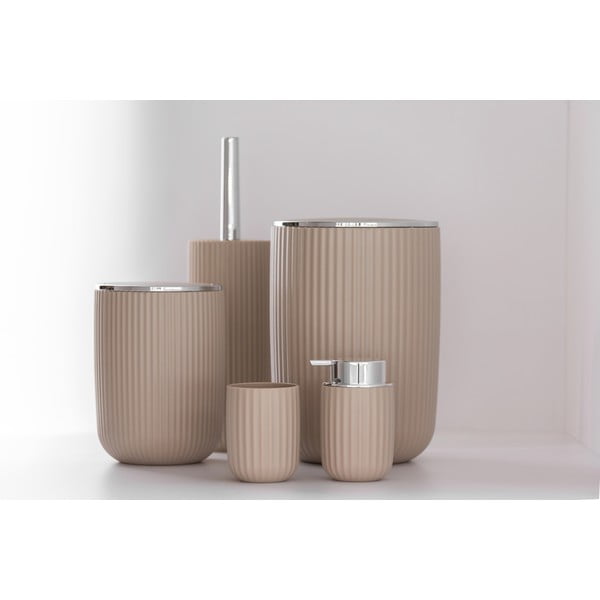 Бежова пластмасова четка за тоалетна Agropoli - Wenko-image-1