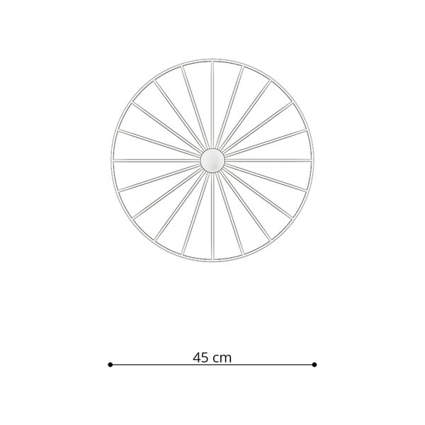 Черно таванно осветително тяло ø 45 cm Soho - Sollux-image-4