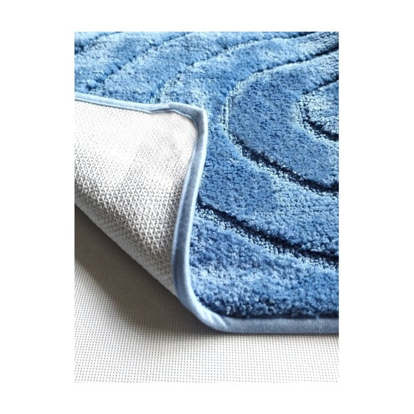 Синя постелка за баня 50x80 cm - JAHU collections-image-1
