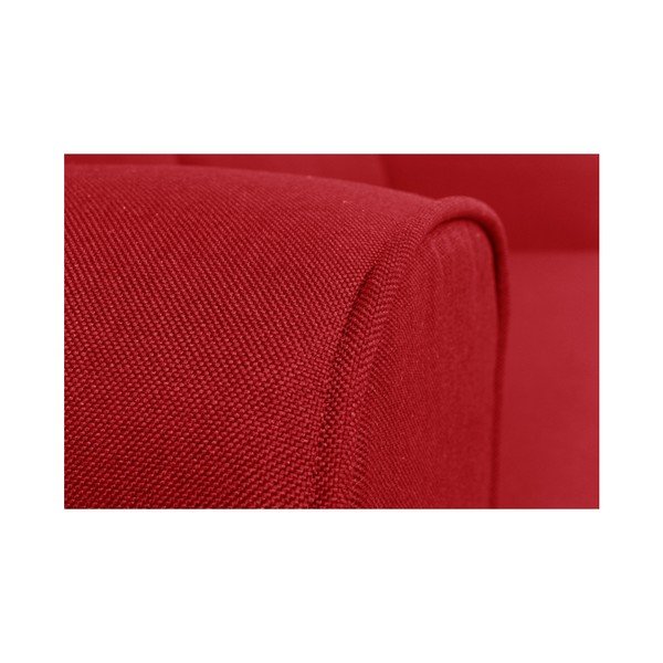 Червен разтегателен диван Honolulu - Cosmopolitan Design-image-4