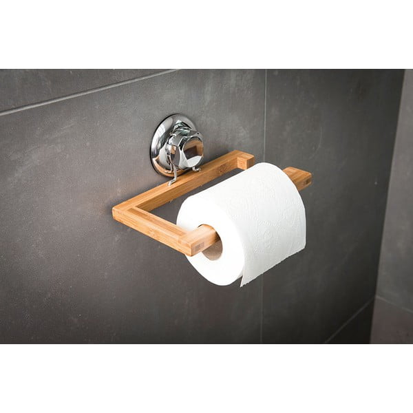 Бамбуков държач за тоалетна хартия, монтиран на стената Spa - Compactor-image-1