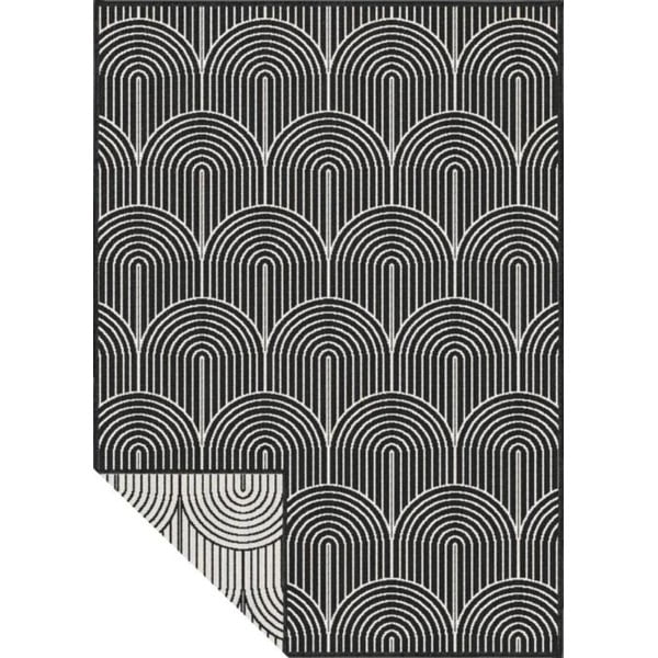 Черно-бял външен килим 80x150 cm Pangli Black – Hanse Home