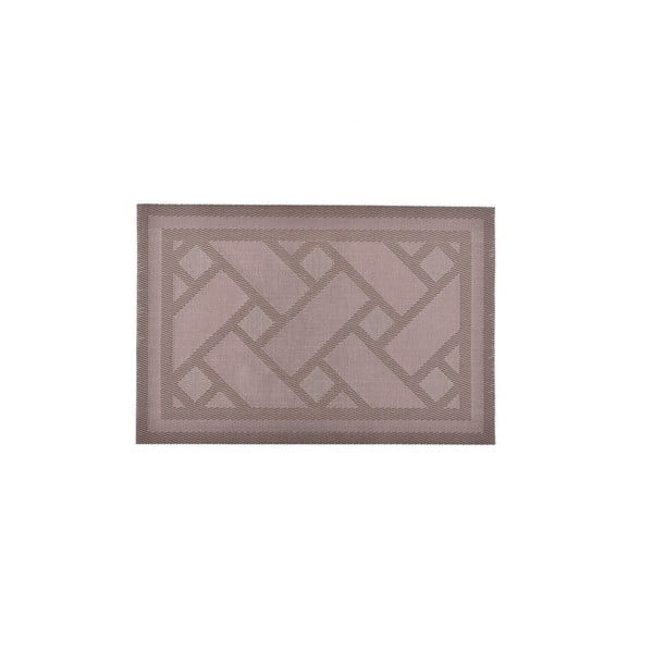 Тъмнобежова подложка от плат 2 бр. 30x45 cm Geom - JAHU collections