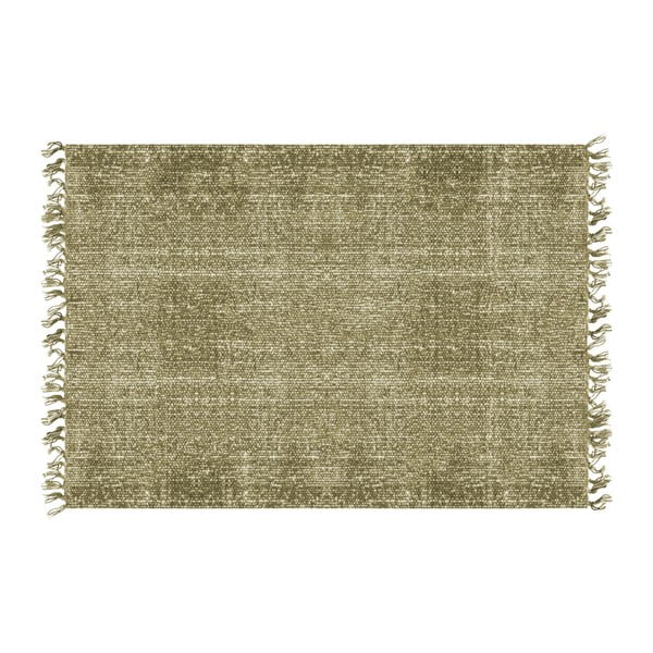Зелен памучен килим , 140 x 200 cm Washed - PT LIVING