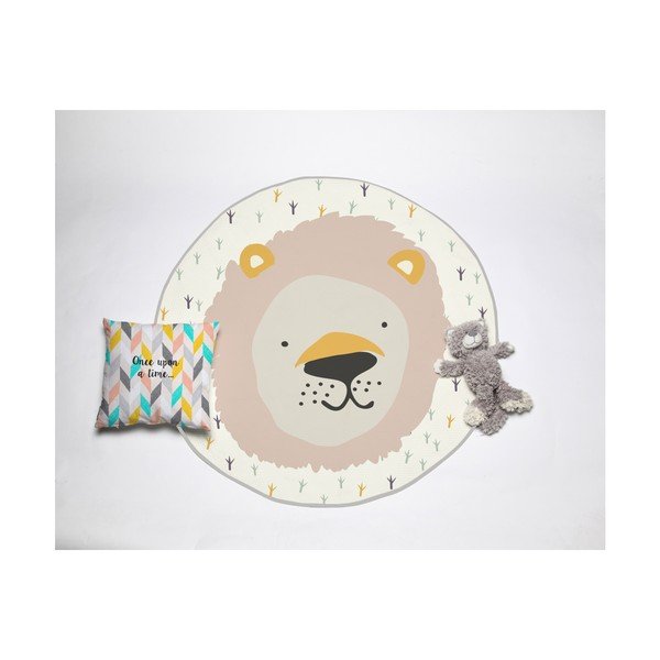 Детски килим Lion, ⌀ 120 cm - Little Nice Things-image-3