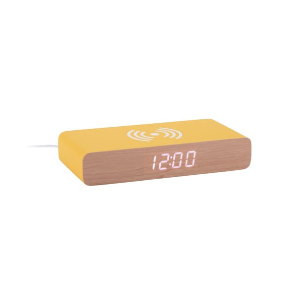 Дигитална аларма с безжично зарядно Retro Flat LED – Karlsson