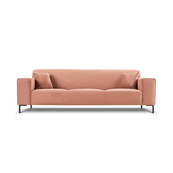 Розов кадифен диван Siena - Cosmopolitan Design