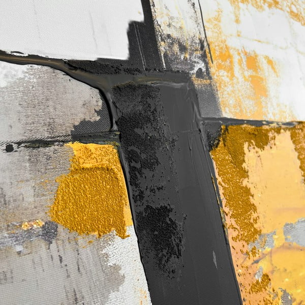 Картина с ръчно изрисувани елементи 70x100 cm Jade – Styler-image-4