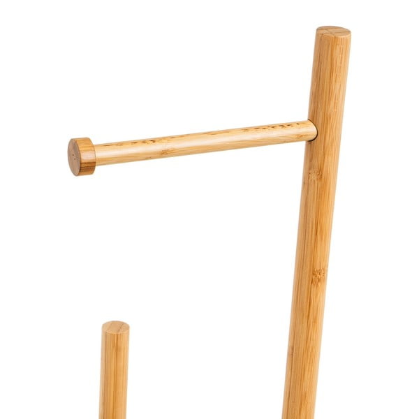 Бамбукова поставка за тоалетна хартия в естествен цвят – Casa Selección-image-1