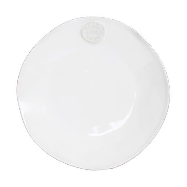 Bílý kameninový dezertní talíř Ego Dekor, ⌀ 21 cm