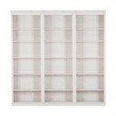 Бяла библиотека от масивен бор 222x223 cm Anita – Støraa