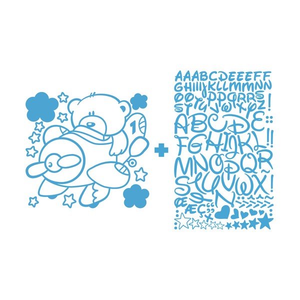 Самозалепващ се комплект с букви Teddy Bear - Ambiance-image-2