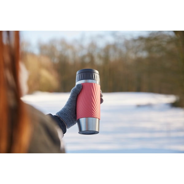 Червена термочаша 0,36 л Easy Twist - Tefal-image-1