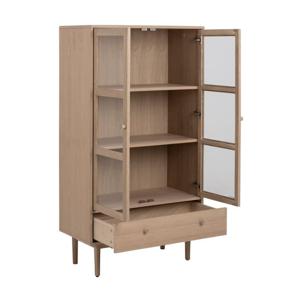 Витрина в дъбов декор 80x145 cm Aston - Actona-image-3