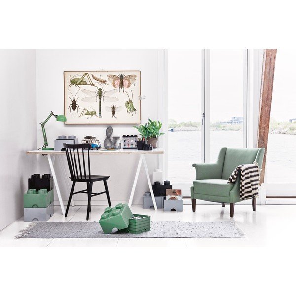 Зелена квадратна кутия за съхранение - LEGO®-image-1