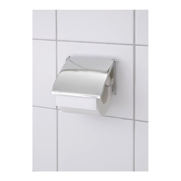 Капак за държач на тоалетна хартия от неръждаема стомана, монтиран на стената - Wenko-image-1