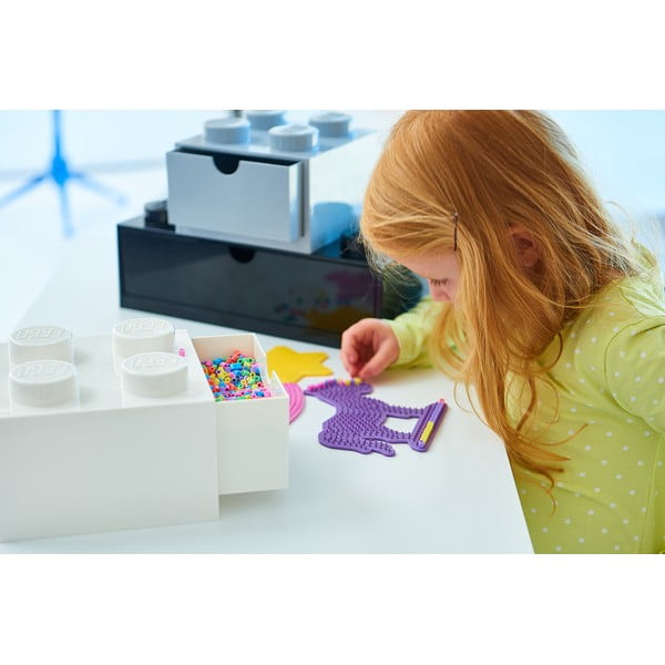 Сива кутия за бюро с чекмедже Brick - LEGO®-image-3