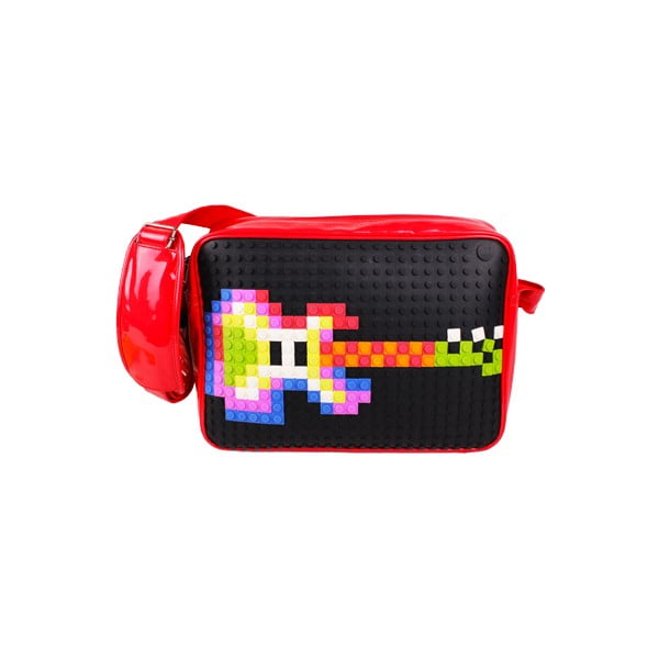 Чанта за съобщения Pixel, черна/червена - Pixel bags