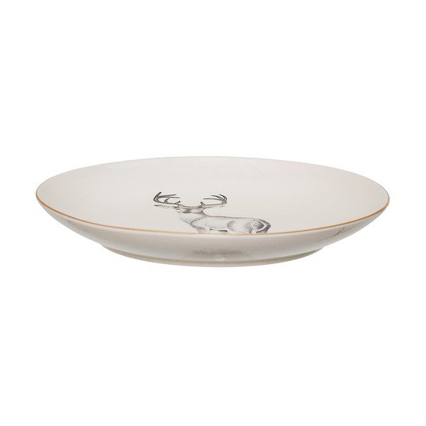 Бяла керамична чиния , ⌀ 25 cm Noel - Bloomingville-image-1