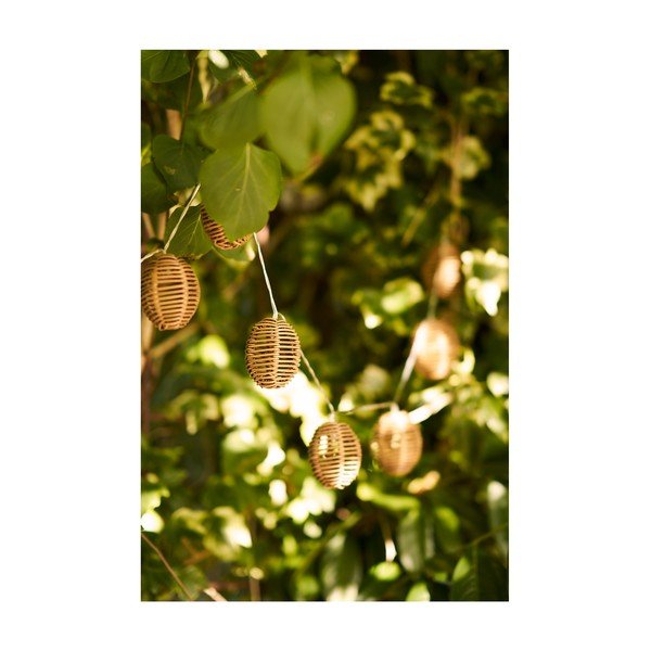 LED светлинна верига брой крушки 10 бр. на батерии дължина 180 cm Carlisle – House Nordic-image-4