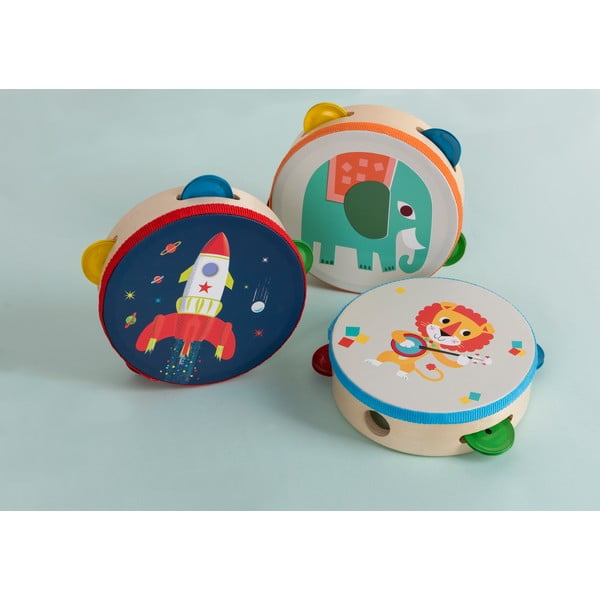 Музикална играчка Tambourine Animal Band – Rex London-image-4