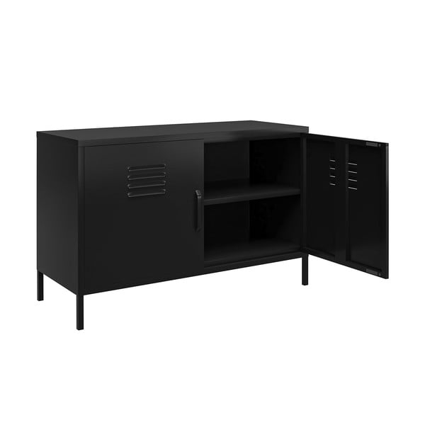 Черно метално шкафче 100x64x40 cm Mission District – Støraa-image-2