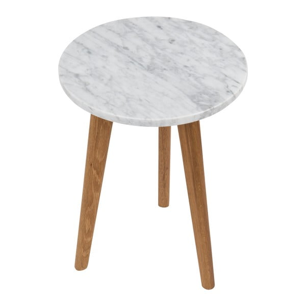 Масичка за кафе с каменен плот , ⌀ 32 cm Stone - Zuiver-image-2