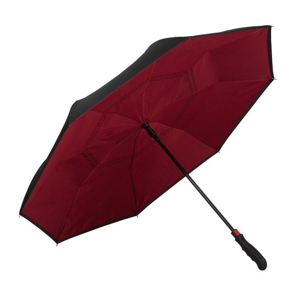 Тъмно бордо чадър за голф Remy FlicFlac, ø 110 cm - Von Lilienfeld