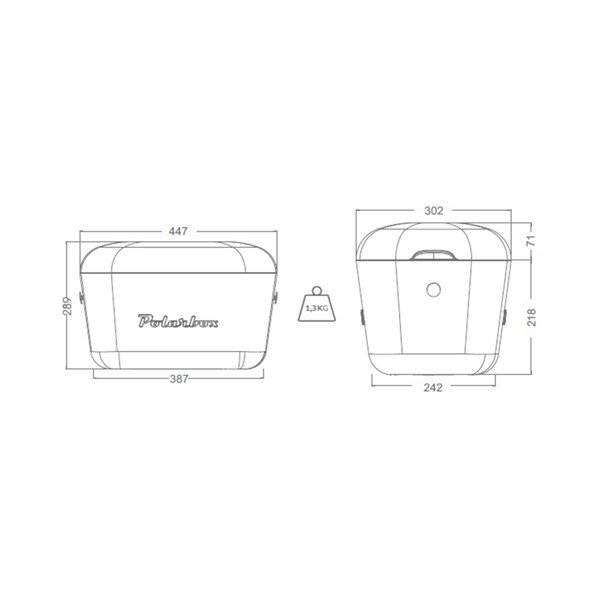 Светлозелена хладилна чанта 20 l Pop – Polarbox-image-4