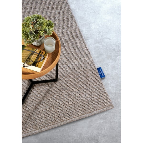 Светлокафява ръчно изработена вълнена пътека 80x200 cm Francois – Villeroy&Boch-image-2