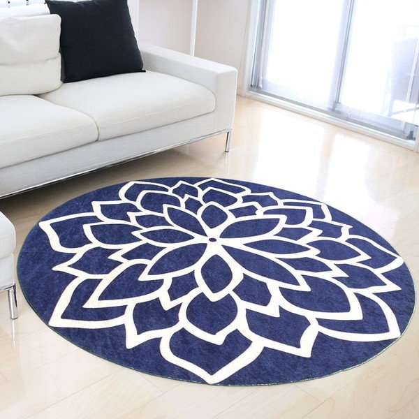 Koberec Vitauss Lorda, ⌀ 80 cm-image-1