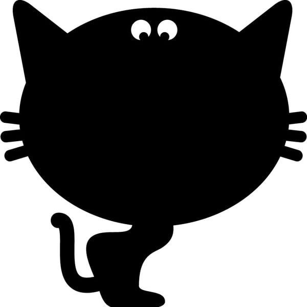 Tabula Стикер с течен тебешир Cat - Fanastick-image-2