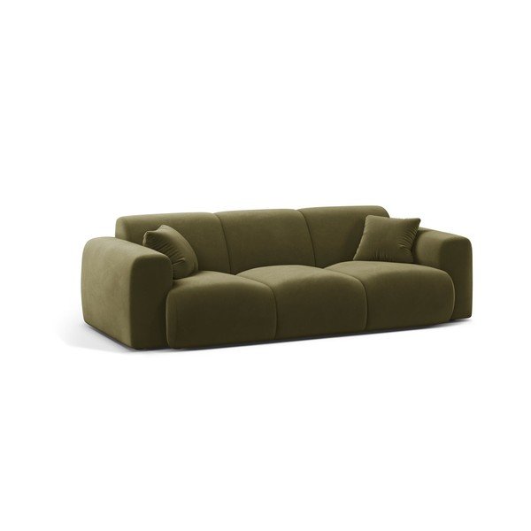 Кадифен диван в цвят каки 235 cm Molino – Micadoni 