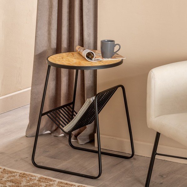 Кръгла странична масичка 46x48 cm – Ixia-image-1