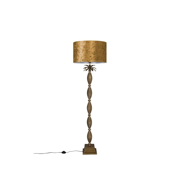 Подова лампа в златист цвят Piña - Dutchbone
