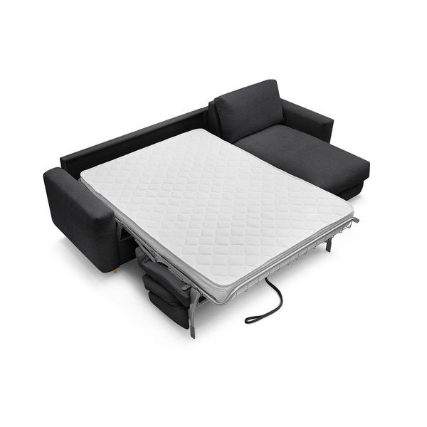 Черен ъглов диван Nouveau Cocoone – Bobochic Paris-image-4