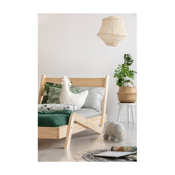 Детско легло от борова дървесина Zigzag, 80 x 200 cm - Adeko-image-1