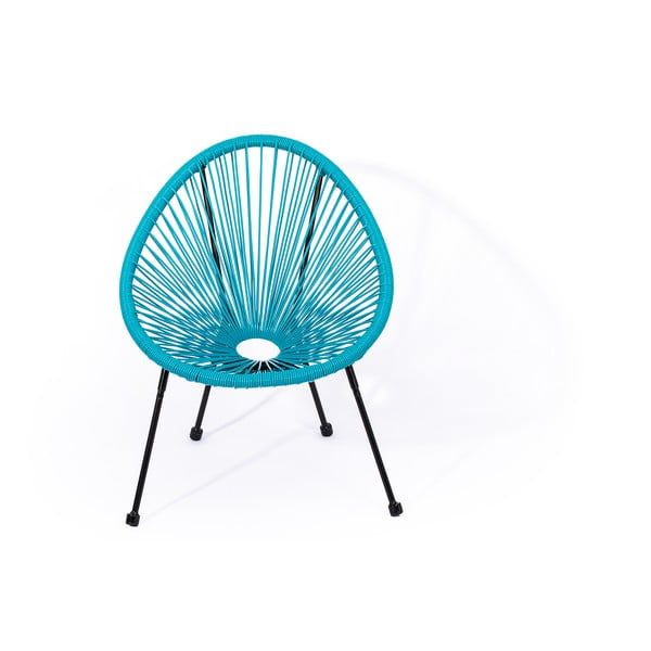Детско синьо кресло от ратан , 50,5 x 62 x 55,5 cm Avocado - Bonami Essentials