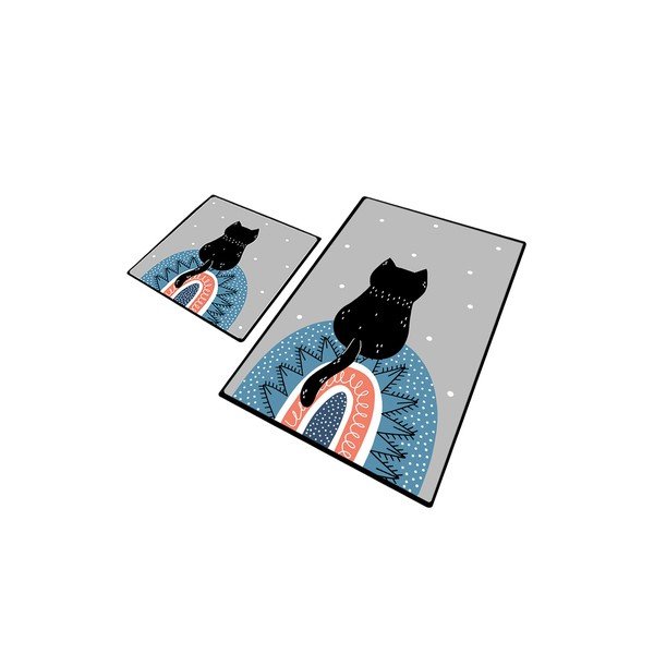 Килими за баня в комплект 2 бр. 60x100 cm Waiten – Foutastic