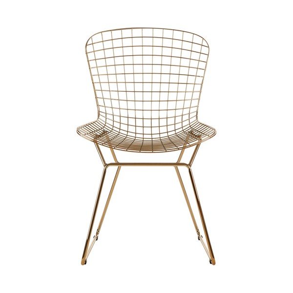 Метален трапезен стол в златист цвят District – Premier Housewares-image-2