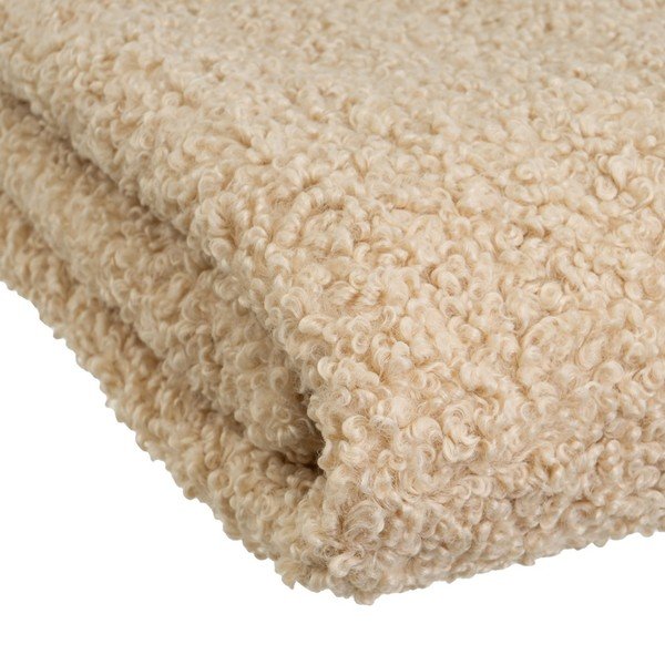 Бежово одеяло от шерпа 130x160 cm Sherpa – Casa Selección-image-3